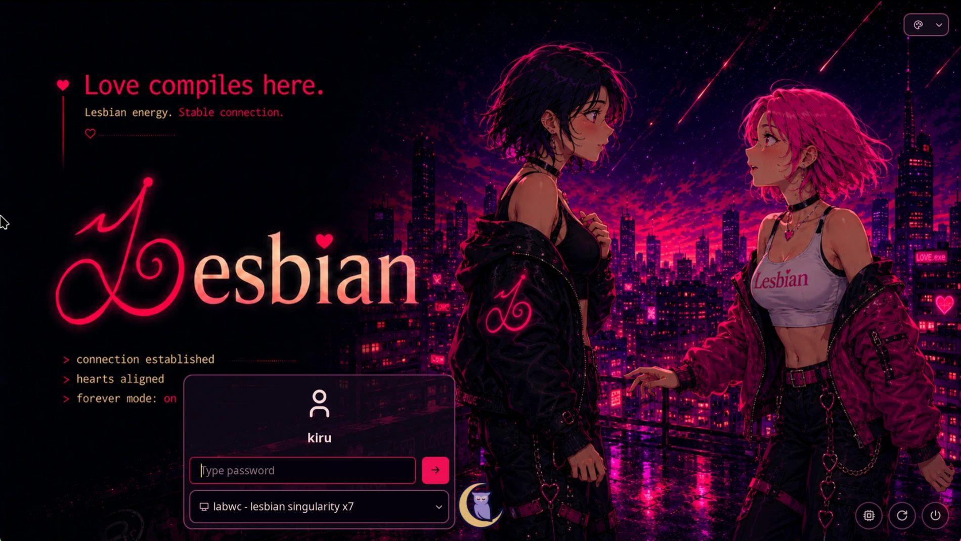 Login greeter